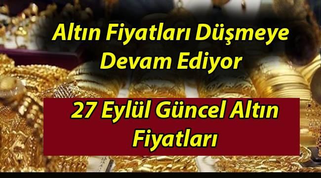 Altın Fiyatları Düşmeye Devam Ediyor! İşte Son Durum (Güncel Fiyatlar)