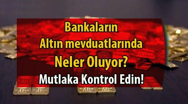 Altın Fiyatları Neden Düşüyor? Bankaların Altın Mevduatlarında Enteresan Hareketlilik!