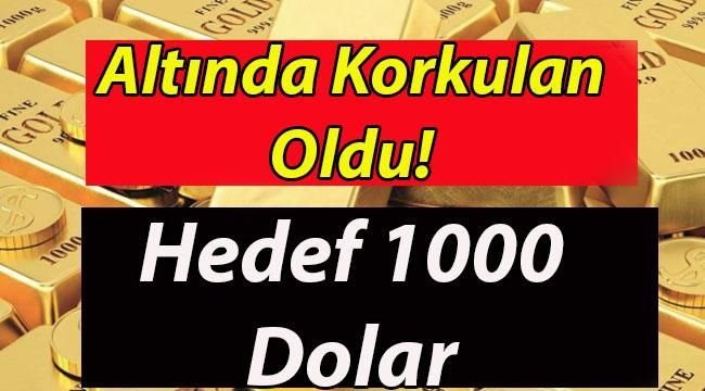 Altın Fiyatlarında Hedef Fiyat Çok Aşağılarda Sakın Yakalanmayın (Aman Dikkat)