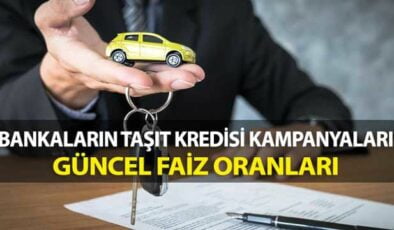 Bankaların Taşıt Kredisi Kampanyanları ve Güncel Faiz Oranları