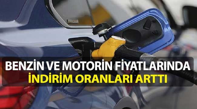 Benzin ve Motorin’e Yapılacak İndirim Miktarı Arttı