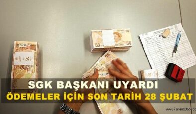 Borç Yapılandırma Son Tarih 28 Şubat