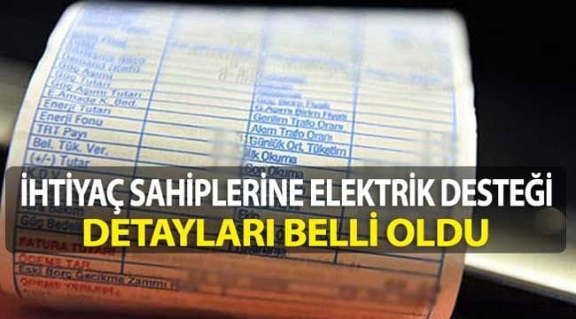 Cumhurbaşkanı Erdoğan’ın Açıkladığı Elektrik Yardımında Detaylar Belli Oldu