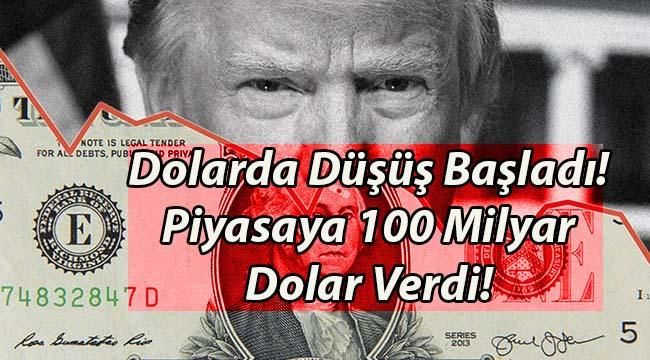 Dolar Düşüşe Geçti! Yıllardır Uygulanmayan Yöntemle Piyasaya 100 Milyar Dolar Verdiler