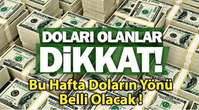 Dolar’ın Yönü Bu Hafta Belli Olacak (Düşecek mi Yükselecek mi)