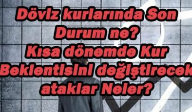 Döviz kurlarında Son Durum ne? Kısa dönemde Kur Beklentisini değiştirecek ataklar Neler?