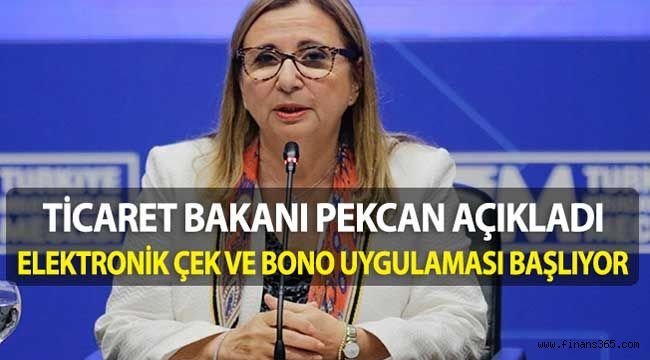 Elektronik Çek ve Bono Sistemi Uygulaması Başlayacak