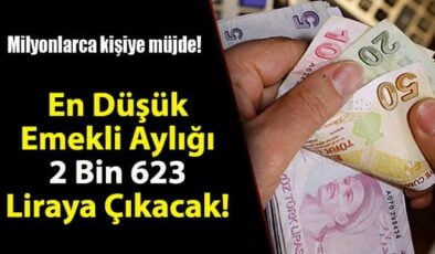 En Düşük Emekli Maaşı 2 bin 623 Lira Oluyor! Ocak Ayında Başlıyor