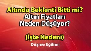 Gram, çeyrek ve cumhuriyet altını fiyatları ne kadar oldu? (Düşüş devam edecek mi)