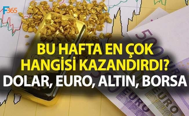 Haftanın En Çok Kazandıran Yatırımları! Dolar, Euro ve Altın Fiyat Değişimleri