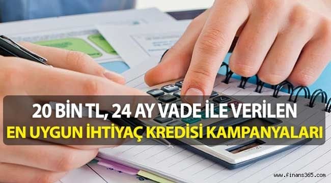 Haftanın En Uygun İhtiyaç Kredisi Faiz Oranı Sağlayan Bankaları