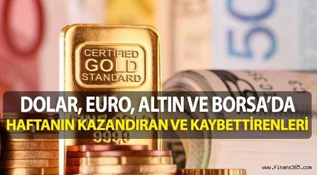 Haftanın Kazandıran ve Kaybettiren Yatırım Araçları (Döviz, Altın ve Borsa)