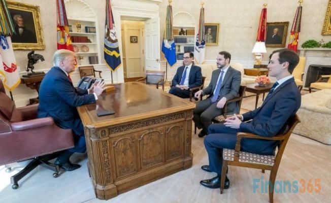 Hazine ve Maliye Bakanı Berat Albayrak, ABD Başkanı ile görüştü