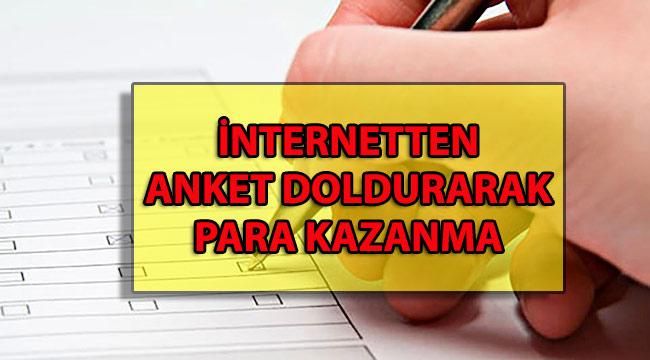 İnternetten Anket Doldurarak Para Kazanma 2023 (Ek İş Ek Gelir)