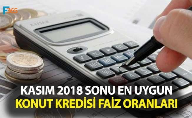 Kasım 2018 Sonunda En Uygun Konut Kredisi Sağlayan Bankalar