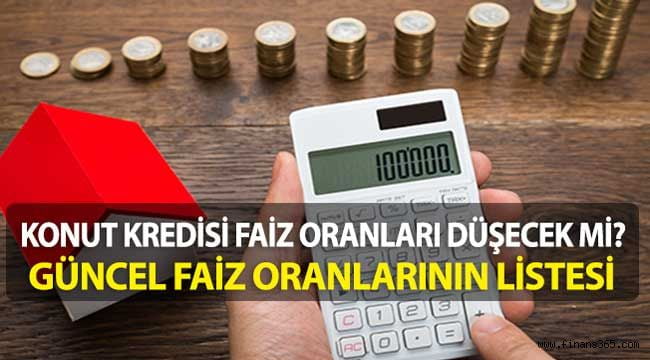 Konut Kredisi Faiz Oranları Düşecek Mi? En Uygun Güncel Faiz Oranları