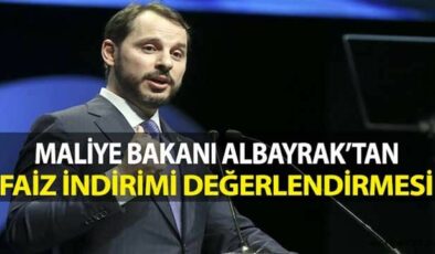 Maliye Bakanı Albayrak’tan Faiz İndirimi Değerlendirmesi