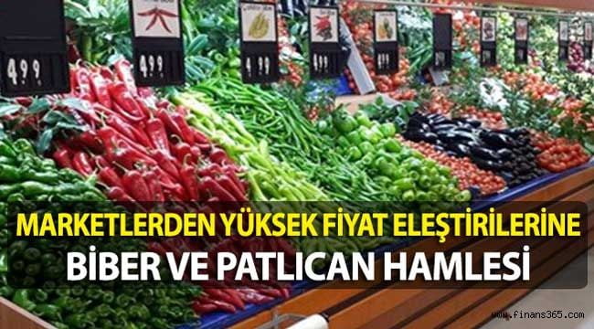Marketlerden Yüksek Fiyat Eleştirilerine İlişkin Biber ve Patlıcan Kararı