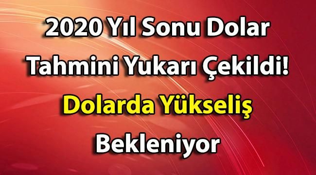 Merkez Bankası 2020 Yıl Sonu Dolar Tahminini Yukarı Çekti! Dolarda Yükseliş Bekleniyor