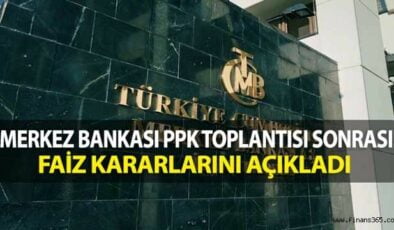 Merkez Bankası PPK Toplantısı Faiz Kararı Açıklandı