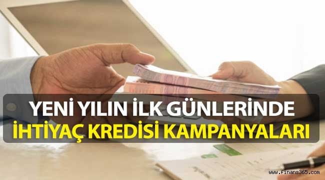 Ocak Ayı Başı En Uygun İhtiyaç Kredisi Faiz Oranları