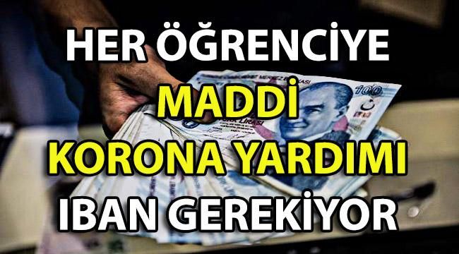 Öğrencilere Korona Yardımı! Bakan Öğrenci Destek Paketini Açıkladı