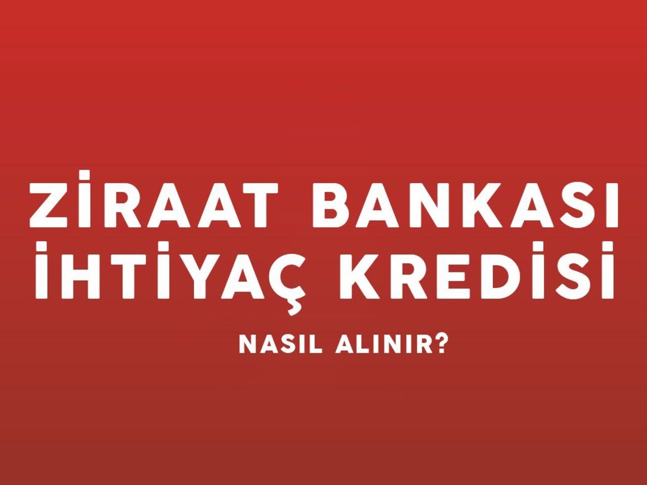Paraya İhtiyacınız Varsa Ziraat Bankası’na Gidip 45 Bin TL’yi Anında Alabilirsiniz