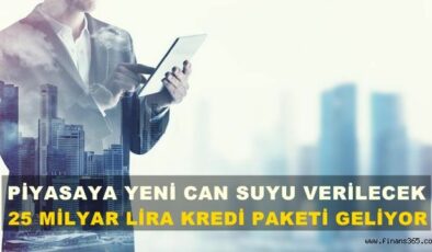 Piyasaya 25 Milyar Lira Kredi Paketi Sunulacak