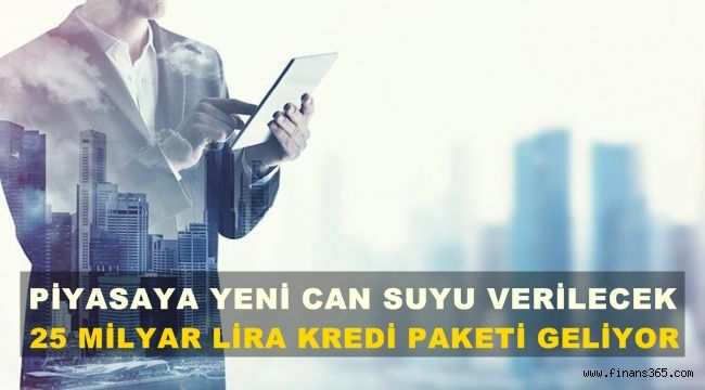 Piyasaya 25 Milyar Lira Kredi Paketi Sunulacak