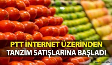 PTT İnternet Üzerinden Sebze Meyve Satışlarına Başladı