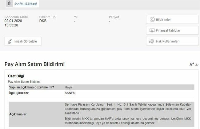 Sanifoam (SANFM) Almanya ve Türkiye’de Yapmış Olduğu Yatırımlar İle Yatırımcıların İlgi Odağı Oldu