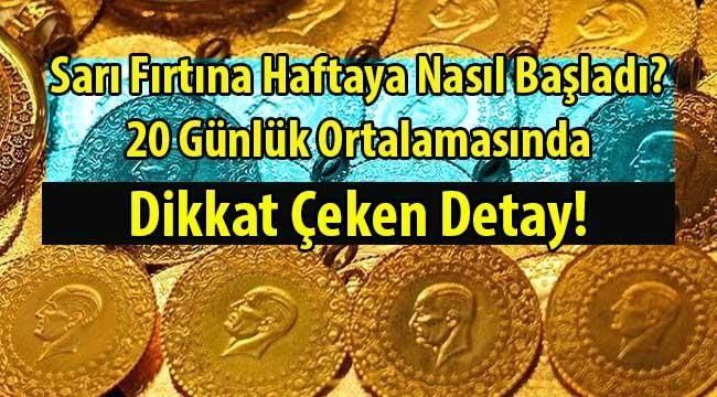 Sarı Fırtına Bu Hafta 20 Günlük Ortalamasının Üzerine Çıkar mı? 16 Eylül Çeyrek ve Gram Altın Fiyatları