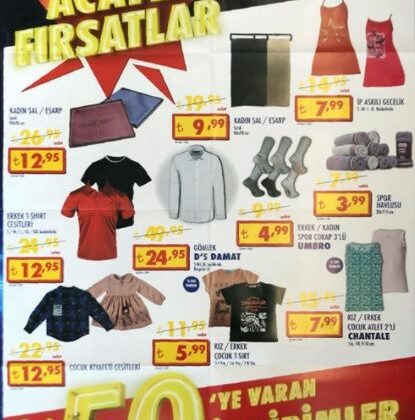 ŞOK Marketten Çıldırtan İndirimler, Fırsat Ürünlerinde %50 İndirim