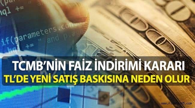 TCMB’nin Faiz İndirimi Kararı TL’de Satış Baskısına Neden Olur