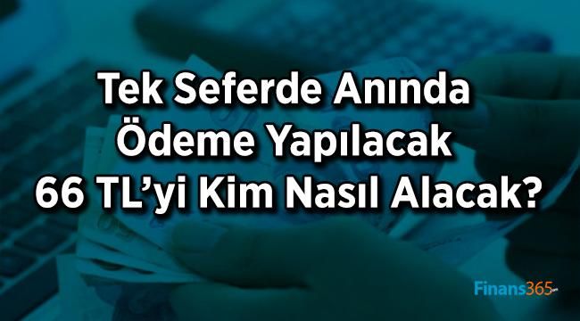 Tek Seferde Anında Ödeme Yapılacak 600 TL’yi Kim Nasıl Alacak?