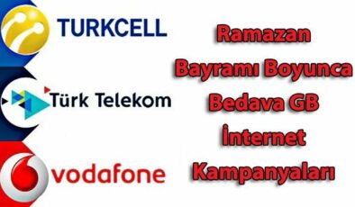 Turkcell, Vodafone ve Türk Telekom Ramazan Bayramı Boyunca Bedava GB İnternet Kampanyaları