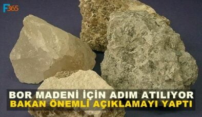 Türkiye Bor Madeni İçin Adım Atıyor