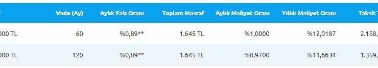 Yapı Kredi’den Konut ve Taşıt Kredisinde Faiz İndirimleri!