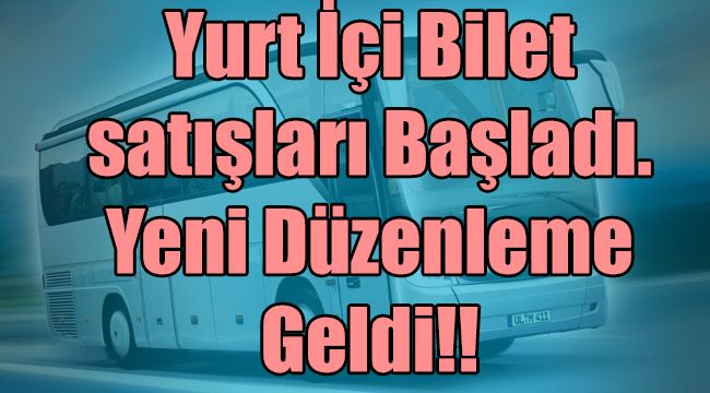 Yurt İçi Bilet satışları Başladı. Yeni Düzenleme Geldi. HES Kodu İle Bilet Nasıl Alınır?