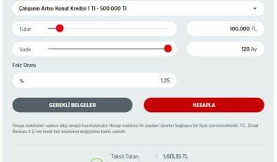 Ziraat Bankası Konut Kredisi Faiz Oranları 2018