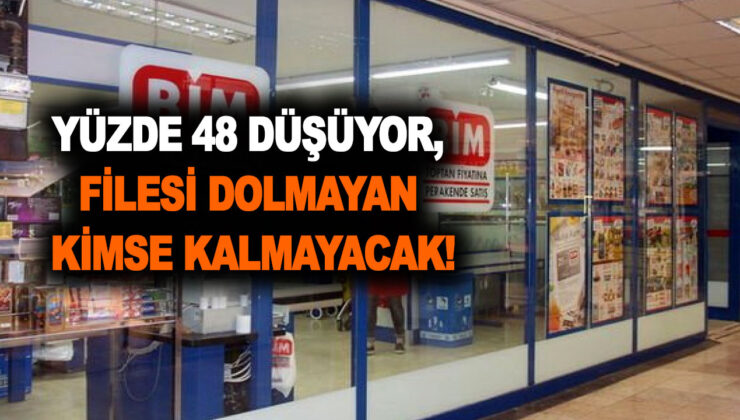 BİM 28 Ekim aktüel katalog indiriminde yaptı yine yapacağını! Yüzde 48 düşüyor, filesi dolmayan kimse kalmayacak!