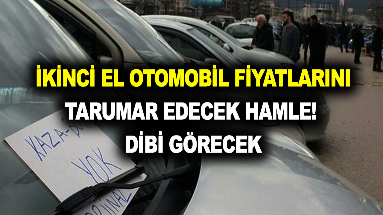 Canlı yayında biraz önce resmen açıklandı! İkinci el otomobil fiyatlarını tarumar edecek hamle! Dibi görecek