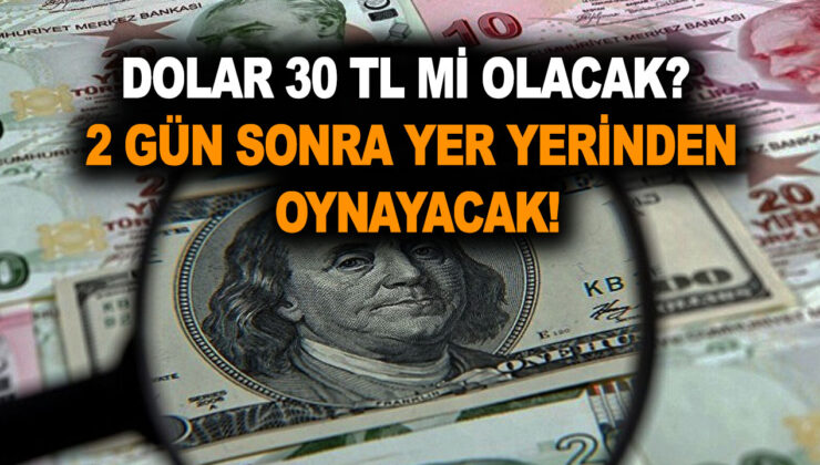 Dolar 30 TL mi olacak, yoksa 8 TL’ye mi düşecek? 2 gün sonra yer yerinden oynayacak