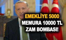 Emekliye 5000 memura 10000 TL zam bombası! 2023 enflasyon farkı Ocak zammı hesaplaması yapıldı! TEFE TÜFE…