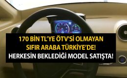 Gelişiyle fırtınalar estirdi! 170 bin TL’lik ÖTV’siz sıfır otomobil Türkiye’de; Herkesin beklediği model satışta
