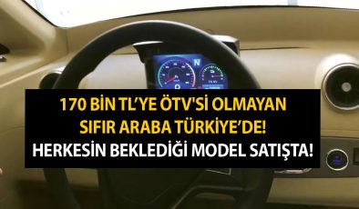 Gelişiyle fırtınalar estirdi! 170 bin TL’lik ÖTV’siz sıfır otomobil Türkiye’de; Herkesin beklediği model satışta
