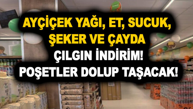 Tarım Kredi Market az önce duyurdu! Açıktan kazanacaksınız! Ayçiçek yağı, et, sucuk, şeker ve çayda çılgın indirim!