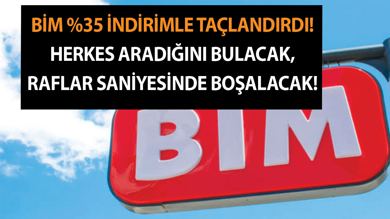 BİM 8 Kasım 2022 aktüel kataloğunu %35 indirimle taçlandırdı! Herkes aradığını bulacak, raflar saniyesinde boşalacak!