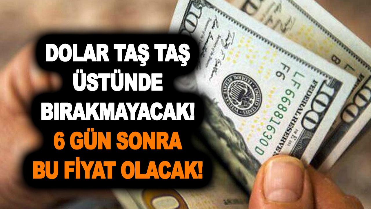Winter is coming! Dolar taş taş üstünde bırakmayacak! 6 gün sonra bu fiyat olacak! Hemen bakın