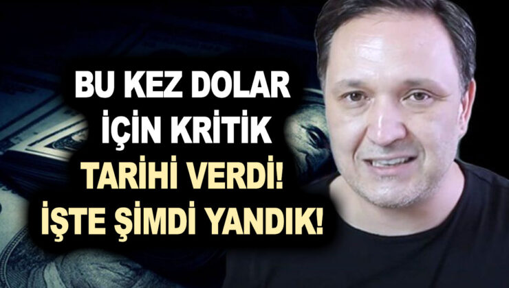 Selcuk Geçer, the man who knows the dollar inch by inch, gave the critical date for the dollar this time!  Those who buy dollars, those who sell beware!